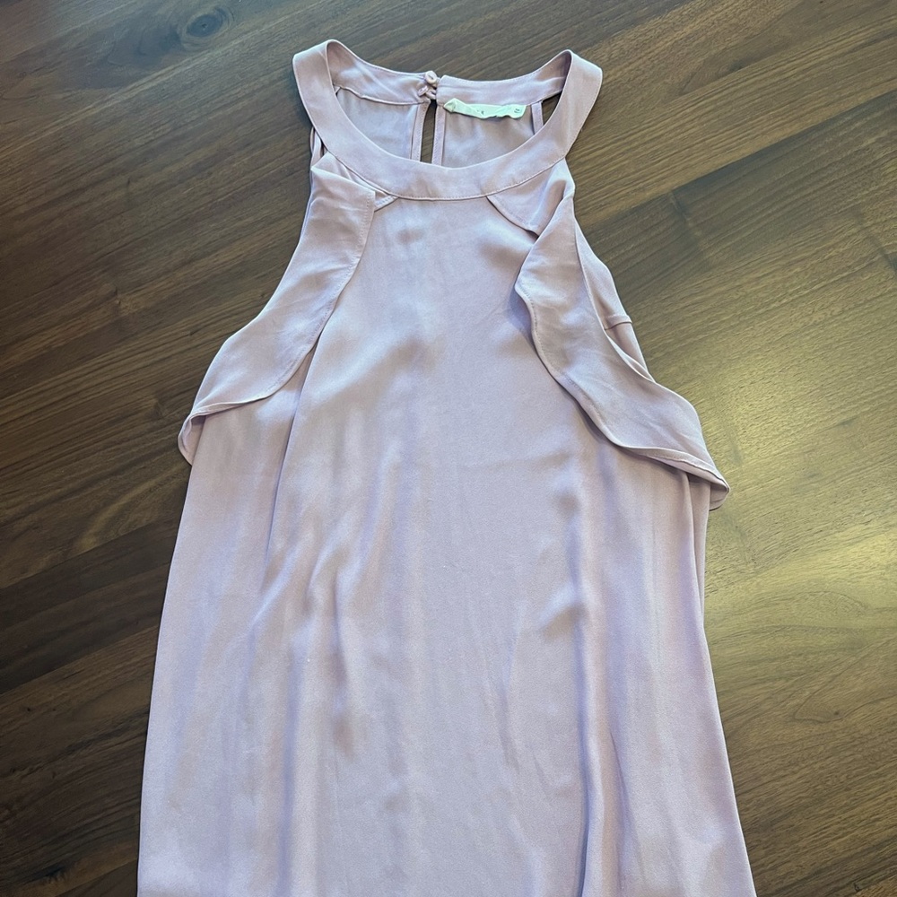 Pale pink lush shirt, size medium